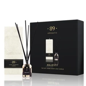 Aromatic89 Rinkinys: Namų kvapas ir palmių vaško žvakė